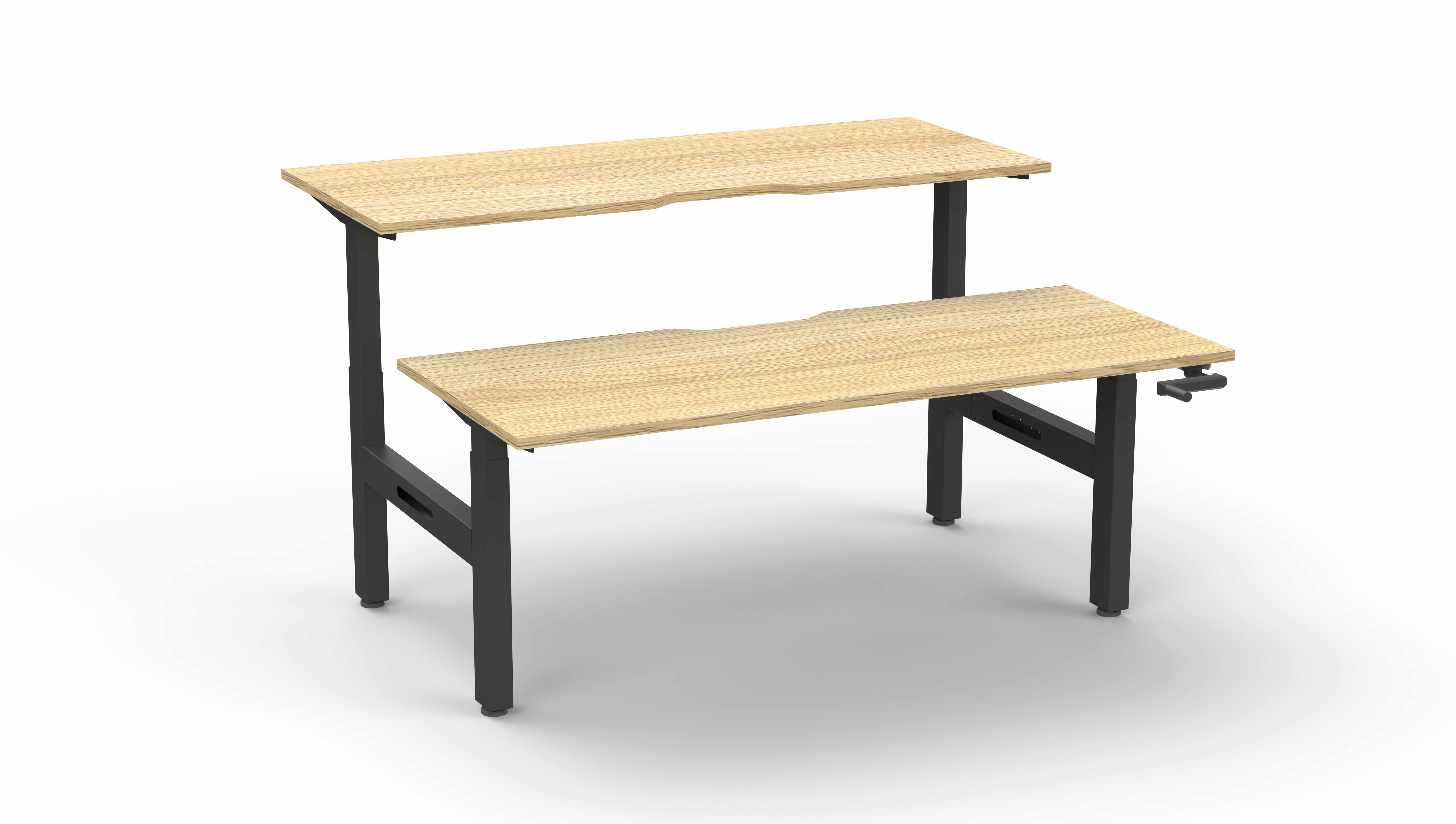 Boost Crank Double Sided Sit-Stand Workstation